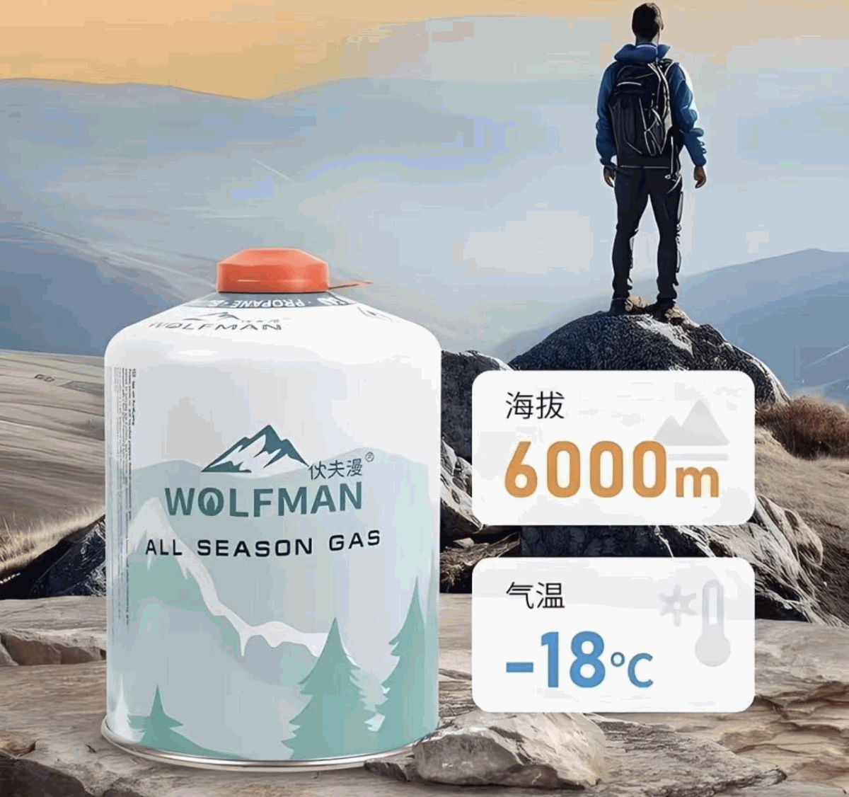一次性高原气罐